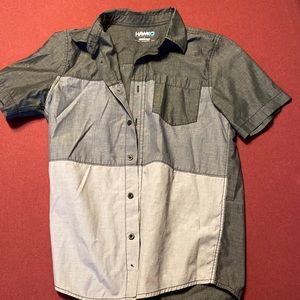 Hawk kids large button shirt.